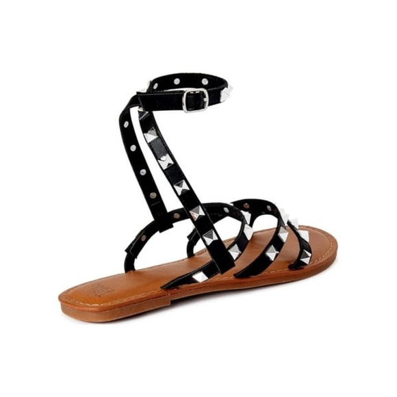 Time and Tru Women's Studded Gladiator Sandals - 9 - Picture 7 of 7